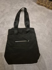 Black Shoulder Zipped Bag