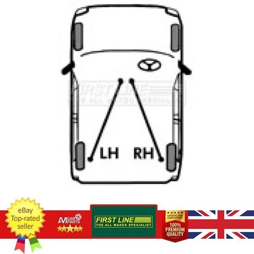 Handbrake cable for citroen - for,