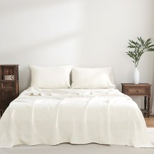 100% France Linen Sheets 4 Pcs