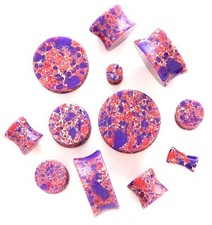 1 Pair Organic Stone Double