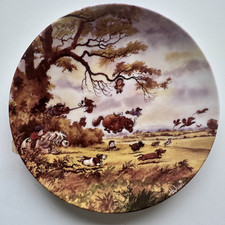 collectible plateVintage Danbury Mint Thelwell Ponies Plate "Full Flight"