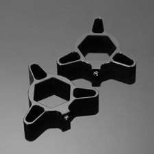 2x 19mm Motorcycle Hexagon