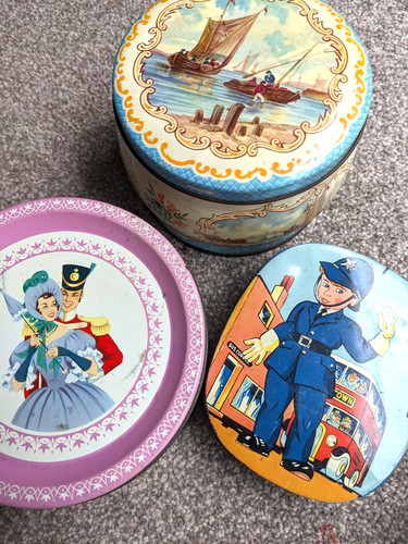Vintage confectionary tins - vintage,