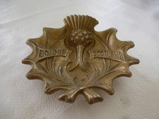 VINTAGE Brass Thistle Dish