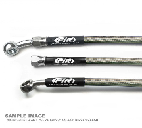 Hose rear brake - silver, blk