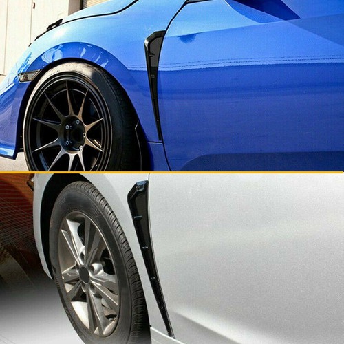 Pair glossy black exterior car - black,