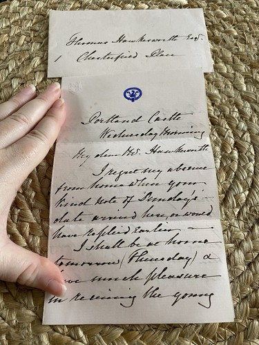 Victorian handwritten letter - victorian,