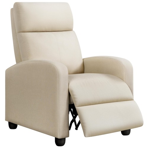 Fabric recliner sofa push - sofa,