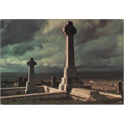 Postcard grave flora - grave, of