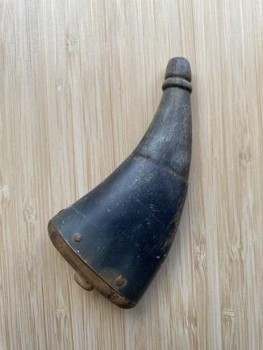 Antique powder horn - antique, flask