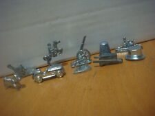 Monopoly Complete Set Of 10 Modern Metal Playing Pieces Tokens Counters 