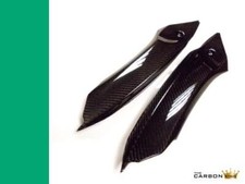TRIUMPH 675 DAYTONA CARBON UPPER FAIRING INFILLS 2006-08 IN TWILL WEAVE FIBRE