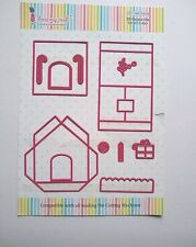 Dress My Craft Die Set 3-D House Die Set Home 11 Dies Rare