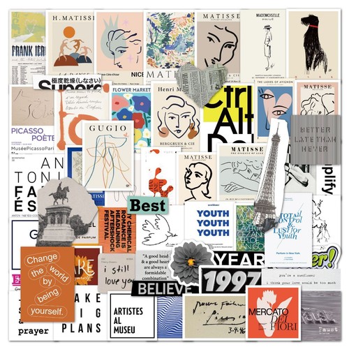 300pcs famous painting - painting, vinyl