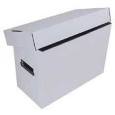 2 X   SHORT COMIC STORAGE BOX