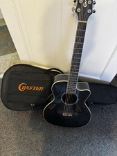 Crafter TRV23 Black Acoustic Guitar - New