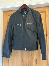 Milan black real leather