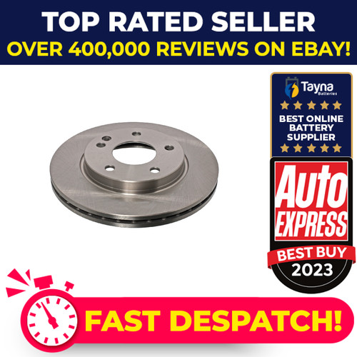 Brake discs pair vented - 2x,