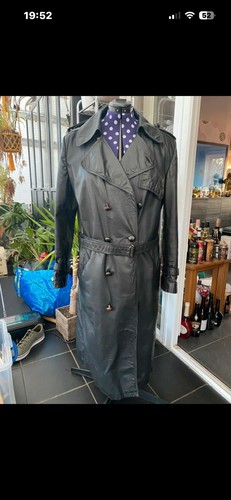 Vintage leather large black - leather,