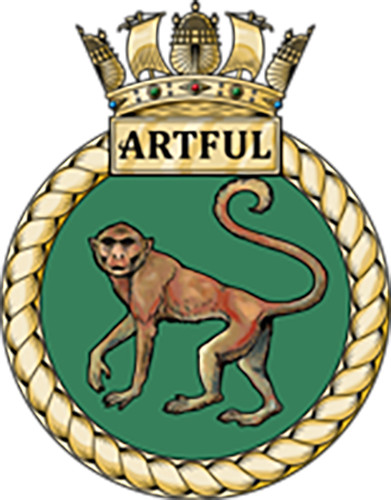 Hms artful submarine royal - hms,