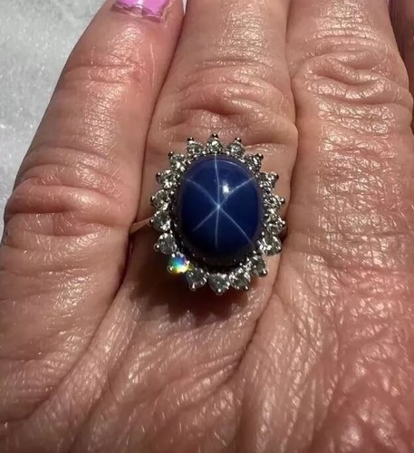 Natural blue star sapphire - natural,