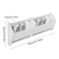 40/60/80CM length Wall mounted Shoe Rack - Shoe Rack Drain and moisture-proof UK