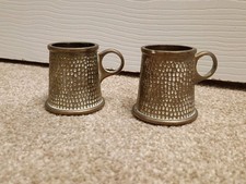 Vintage Tankards Solid  Brass