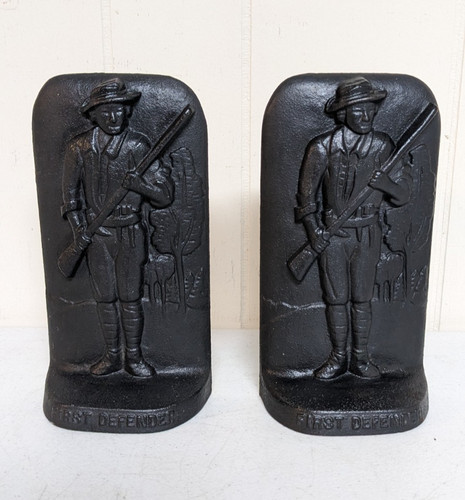 Vintage bookends military - vintage,