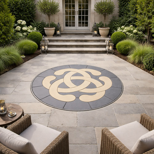 Love knot circle patio - 1.8m,