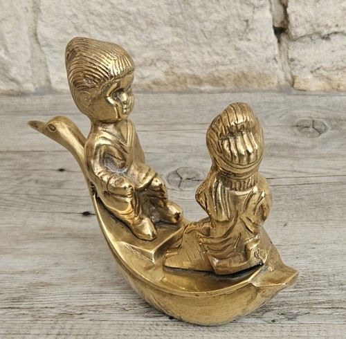 Vintage sweet brass ornament - vintage,