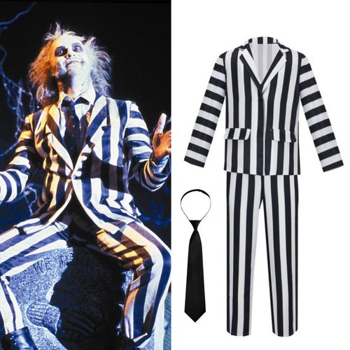 Men beetlejuice fancy dress - men,