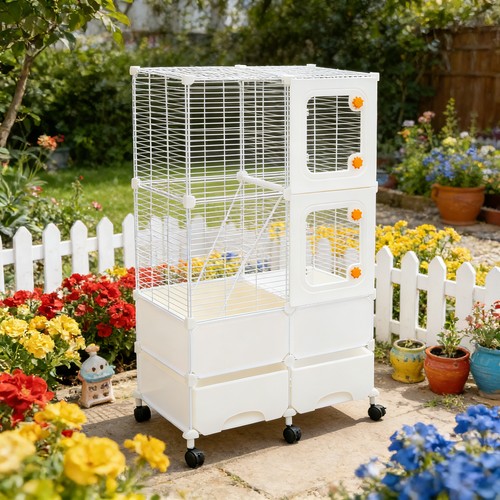 Large tier hamster cage - hamster,