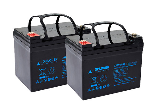 Pair 12v xplorer 33ah - pair,