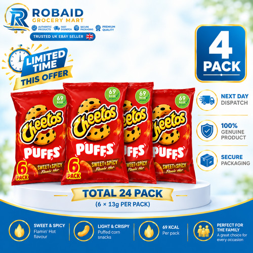 Cheetos puffs sweet and spicy - and,