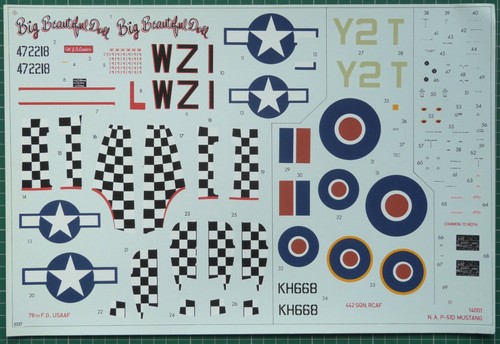 Decal sheet airfix - sheet, na