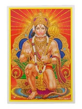 Hanuman Hindu God Glossy