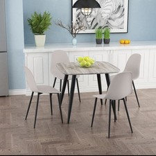 Aspen Dining Set with Grey Oak