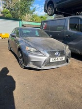 2014 Lexus Is 300H F Sport Cvt Headlight Bonnet Bumper Breaking Whole Vehicle