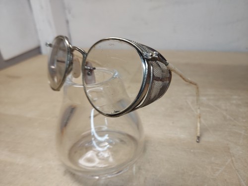 Vintage clear safety glasses - clear,