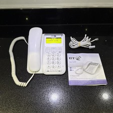 BT Decor 2200 Corded Phone With speakerphone Caller ID white - With instructions