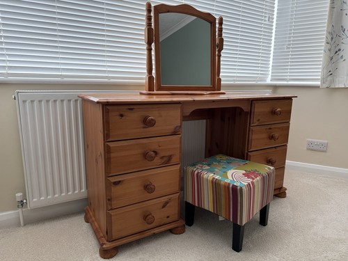 Pine dressing table - pine,