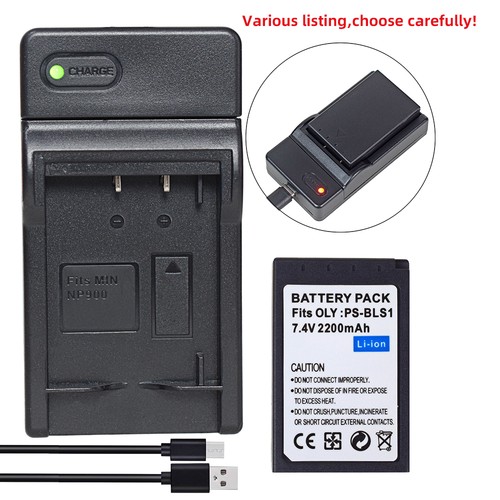 Battery charger for olympus - battery, or
