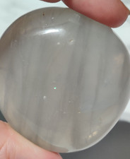 Girasol Blue Rose Quartz Palm (great flash - see video)