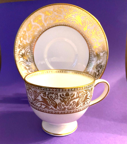 Wedgwood gold florentine - a,