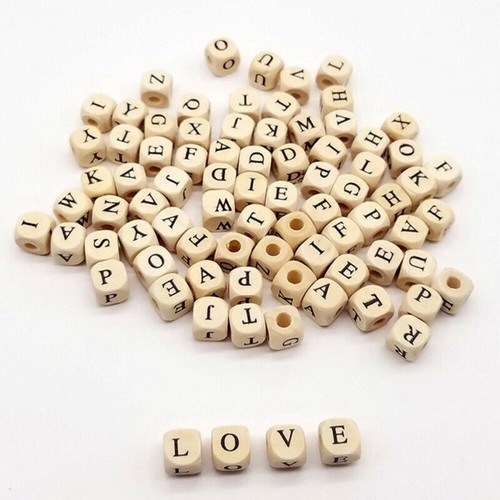 100pcs wooden bead - 100pcs,