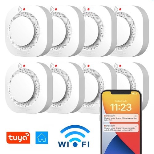 Wifi smoke alarm fire - smoke,