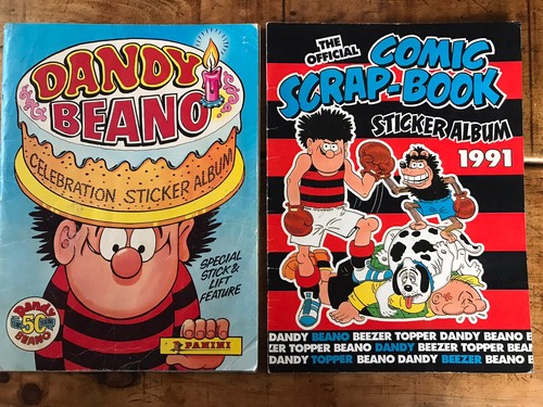 Beano dandy sticker album - beano,