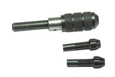 Pin Chuck Set +3 Collets 0mm to 2.5mm Drill Bits Suit Lathe Vice & Drills M0250