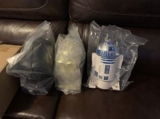 2005 Kelloggs Star Wars Episode III Cookie Jar Set - Darth Vader • R2-D2 • C-3PO