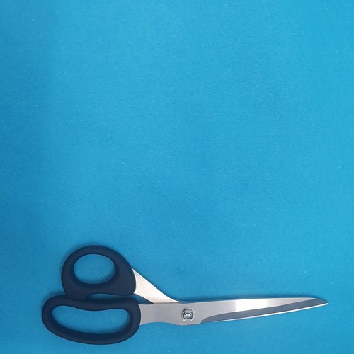 Blue felt fabric - blue,